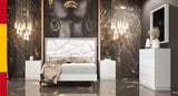 Avanty Modern White Bedroom Collection by Franco