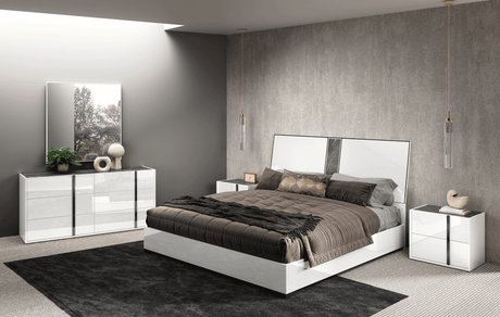 Bianca Marble Modern Bedroom Collection by Status