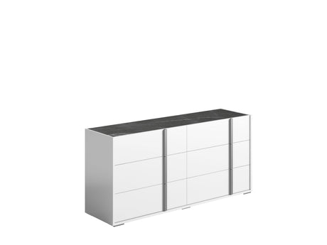 Bianca Marble Modern Bedroom Collection by Status