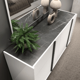 Bianca Marble Modern Bedroom Collection by Status