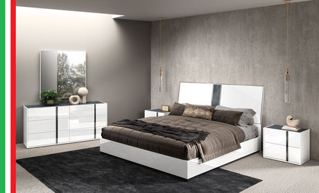 Bianca Marble Modern Bedroom Collection by Status