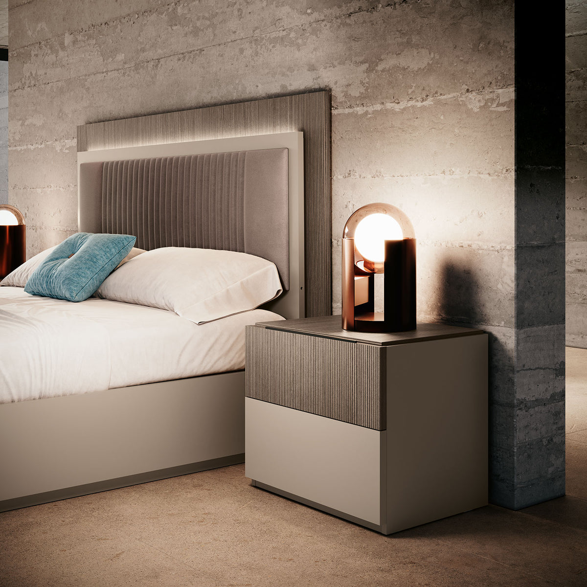 Camel Essenza Modern Bedroom Collection by Camelgroup