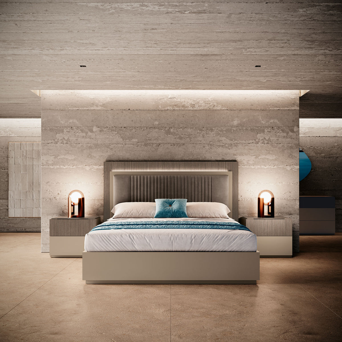 Camel Essenza Modern Bedroom Collection by Camelgroup