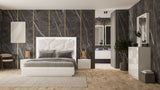 Kiu Modern White Bedroom Collection by Franco