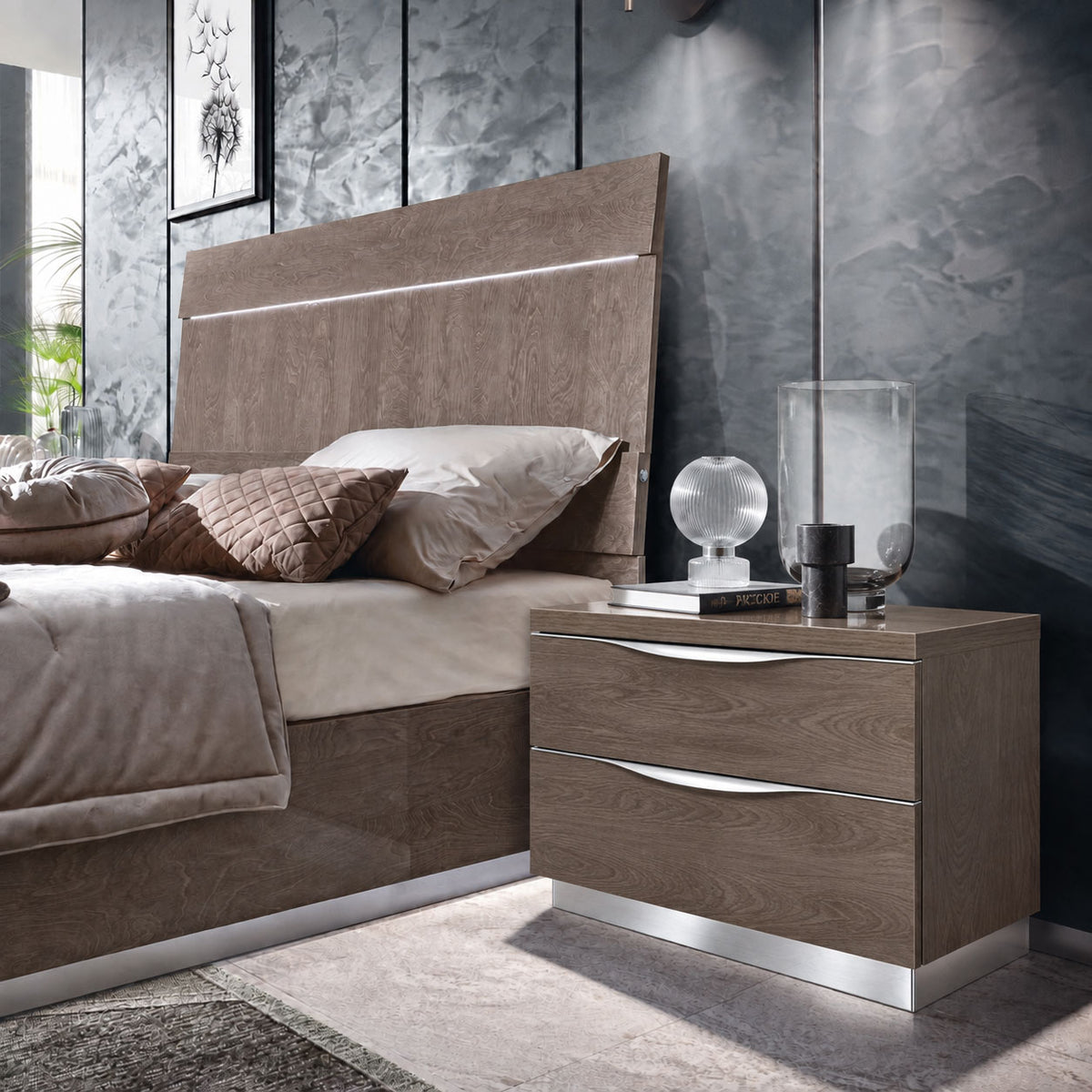 Kroma Modern Italian Bed Collection by Camelgroup