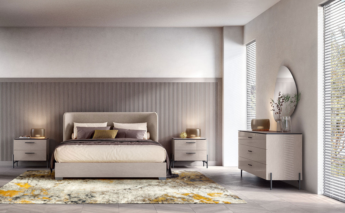 Silvia Contemporary Italian Bedroom Collection by Status
