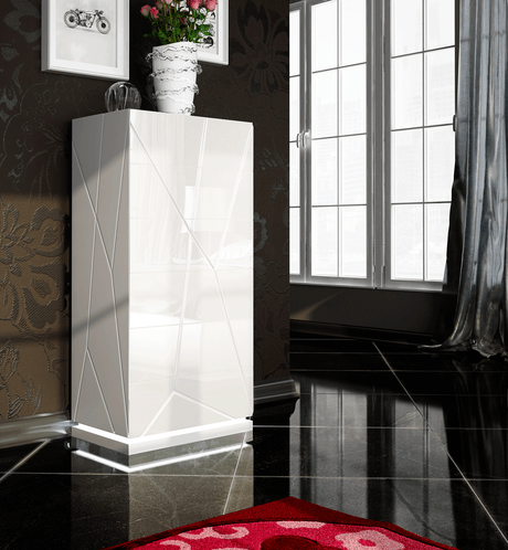Kiu Modern White Bedroom Collection by Franco