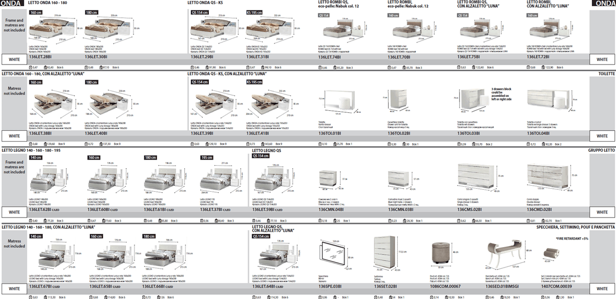Miami Modern Bedroom Collection