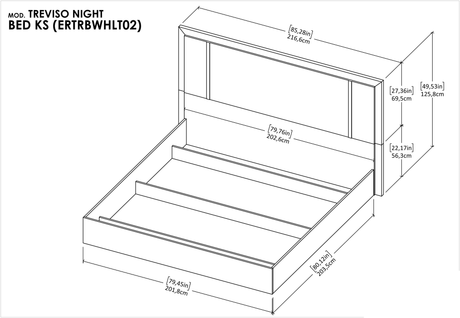 Treviso Modern Italian Bedroom Collection by Status