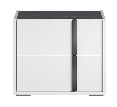 Bianca Marble Modern Bedroom Collection by Status