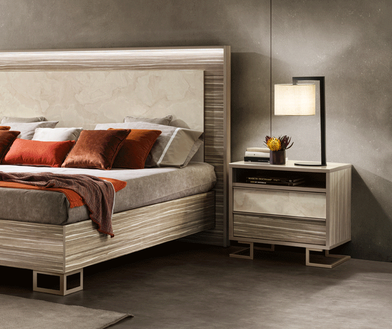 Luce Light Italian Bedroom Collection by Arredoclassic