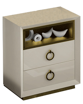 Velvet Modern Bedroom Collection by Franco