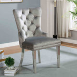 Jewett Wingback Dining Chairs (Set of 2) - Gray
