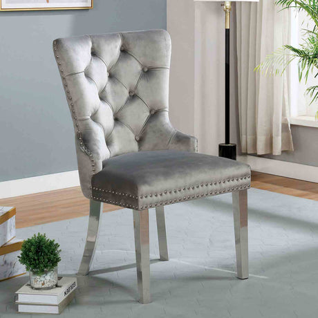 Jewett Wingback Dining Chairs (Set of 2) - Gray