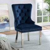 Jewett Wingback Dining Chairs (Set of 2) - Blue