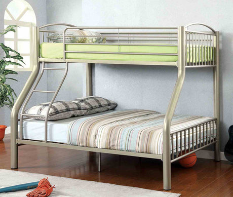 Lovia Contemporary Metal Bunk Bed - Twin over Full