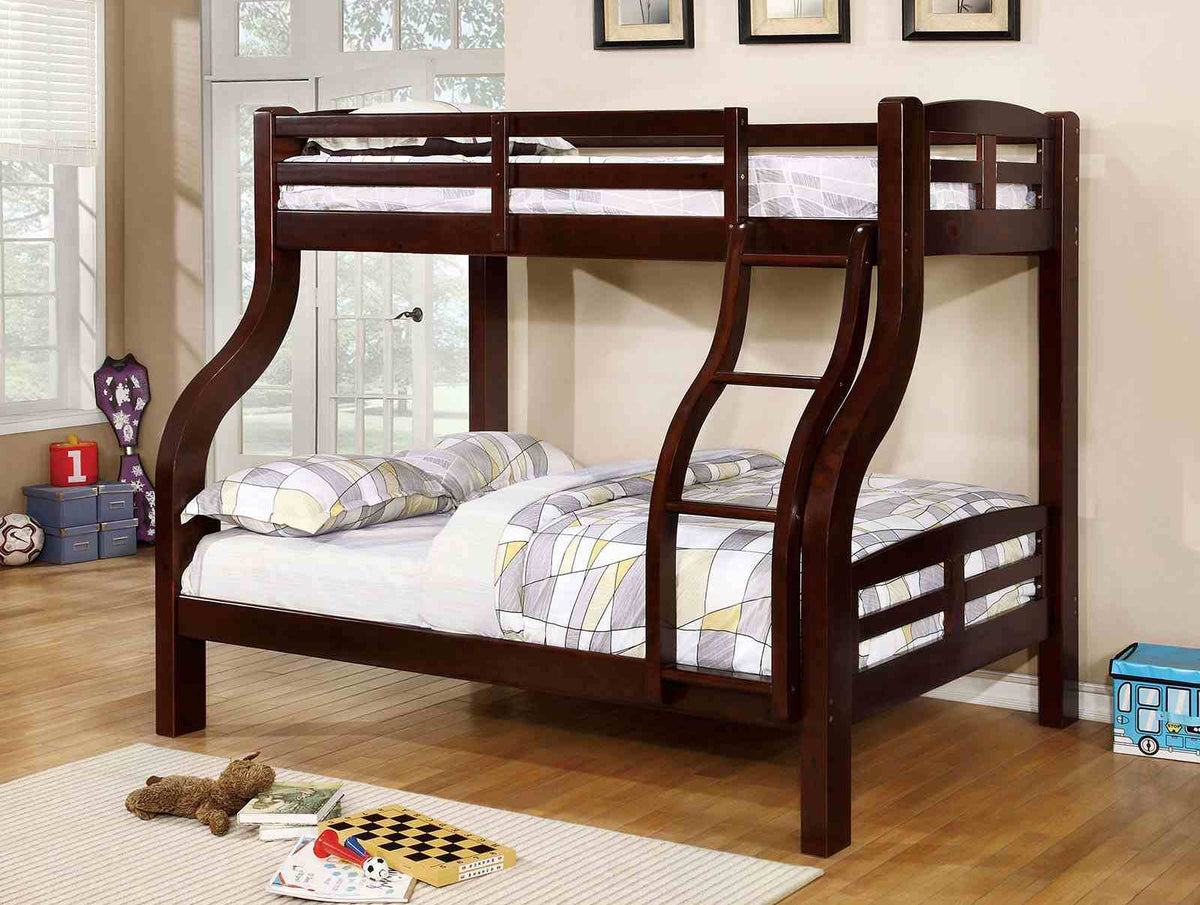 Solpine Twin over Full Bunk Bed - Espresso