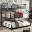 Olga Industrial Triple Bunk Bed - 
