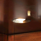 Voltaire Traditional Home Bar Collection - Lighted Corner Curio with Wine Storage & Standing Bar Table – Brown & Gray, view 6
