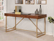 Halstein Contemporary 60" Writing Desk with Storage Drawers - 