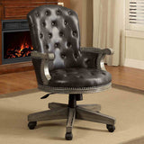 Yelena 54" Round Convertible Game Table, Set & Arm Chair - Arm Chair