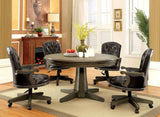Yelena 54" Round Convertible Game Table, Set & Arm Chair - Game Table Only