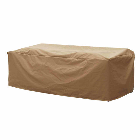 Boyle Waterproof Outdoor Furniture Cover - Polyester Canvas for Sofa or Chair in Light Brown – Brown, view 3