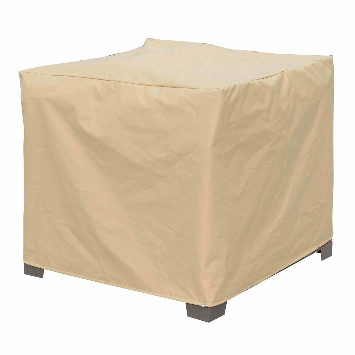 Boyle Waterproof Outdoor Furniture Cover - Polyester Canvas for Sofa or Chair in Light Brown – Brown, view 5