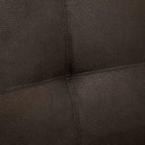 Mavis Button Tufted Futon Sofa Bed with Pull-Out Underseat Base & Cup Holders - Dark Brown – Brown, view 4
