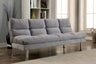 Saratoga Contemporary Futon Sofa Bed - Light Gray