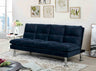 Saratoga Contemporary Futon Sofa Bed - Navy