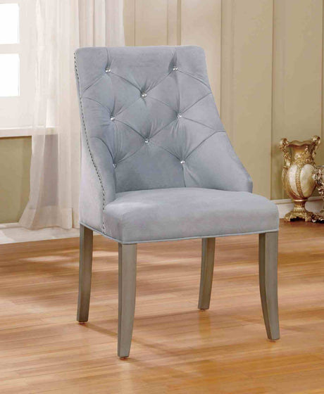 Diocles Transitional 84" Dining Table, Sets & Bench - 2 Side Chairs
