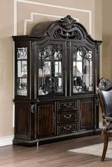Lombardy Traditional 112" Extendable Trestle Dining Collection - Hutch & Buffet