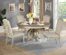 Arcadia Rustic Dining Collection with Wood Inlay - Round Table Only (60")