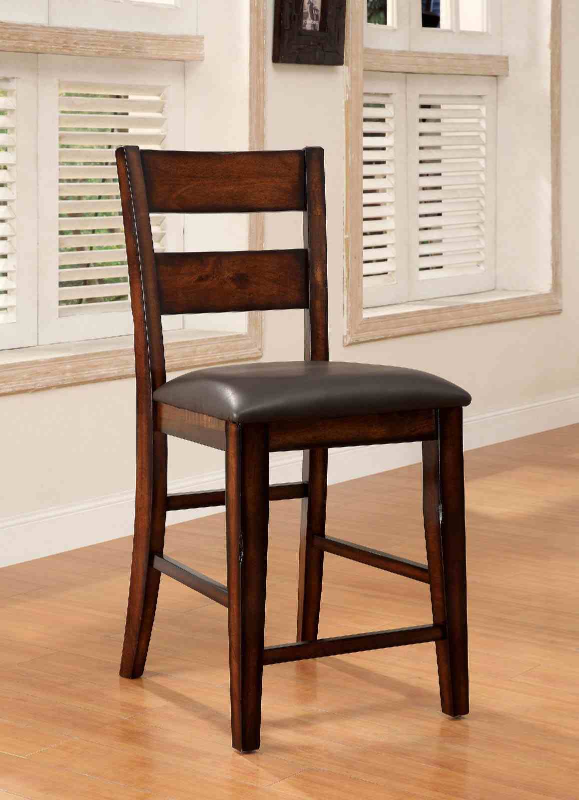 Dickinson II Counter Height Dining Set with 18" Leaf - 2 Counter Chairs