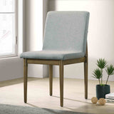St Gallen Mid-Century Modern 72" Dining Table & 7-Piece Set - 2 Side Chairs