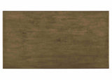 St Gallen Mid-Century Modern 72" Dining Table & 7-Piece Set - Tapered Legs in Natural Tone & Light Gray – Natural & Gray, view 4