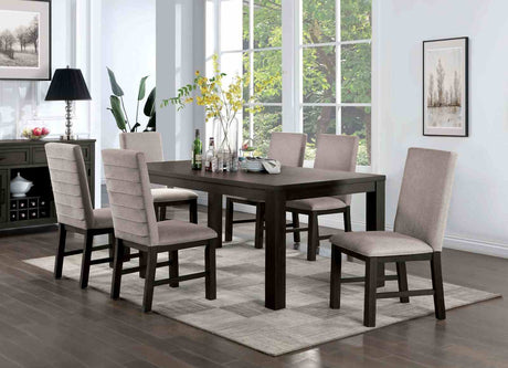 Umbria Transitional 72" Dining Table & 7-Piece Set - Dining Table Only