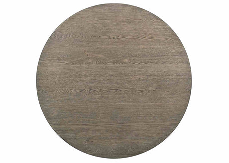 Dakota Rustic Farmhouse 48" Round Counter Height Table, Set & Chairs - Antique White and Ash Brown – White & Brown, view 4