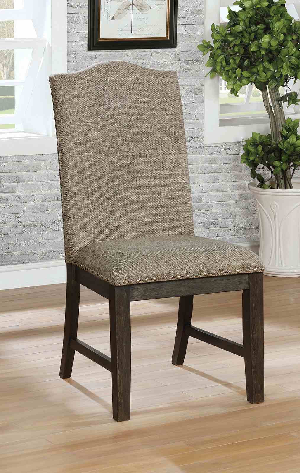 Faulk Transitional Extendable Double Pedestal Dining Collection - 2 Side Chairs
