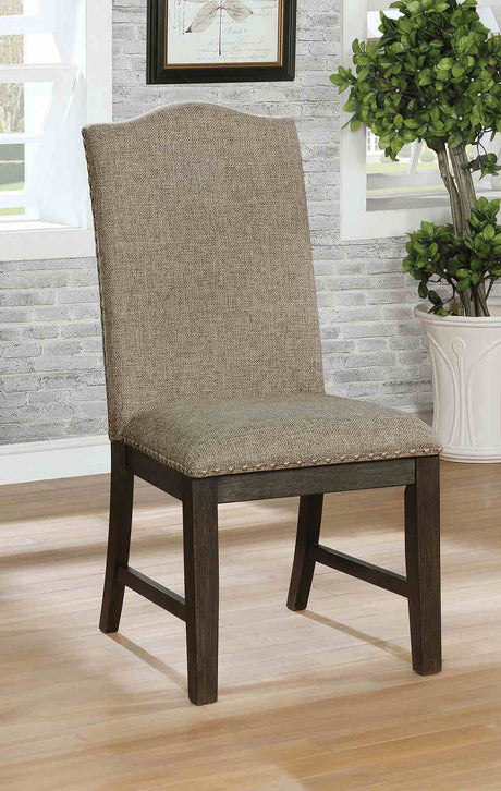 Faulk Transitional Extendable Double Pedestal Dining Collection - 2 Side Chairs