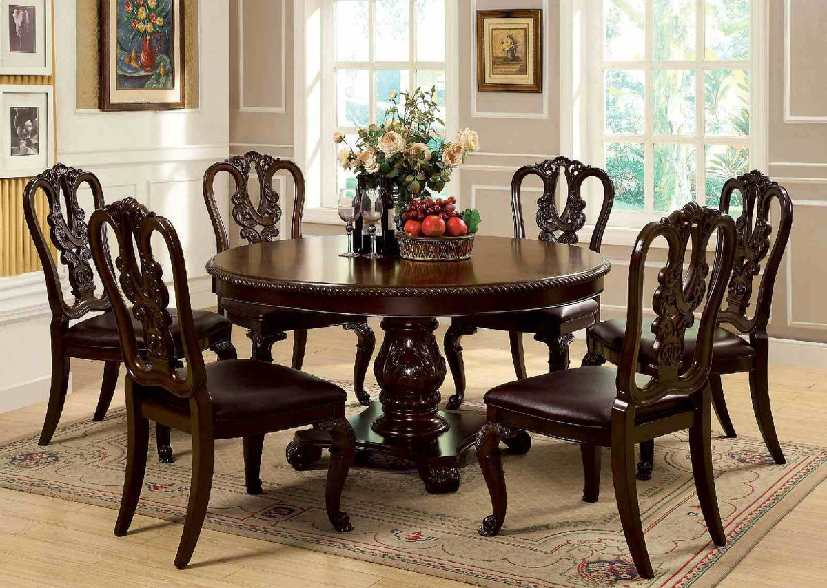 Bellagio Traditional Dining Collection - Round Table Only (60")