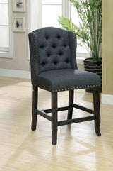 Sania Rustic Counter Height Dining Collection - 2 Wingback Counter Chairs
