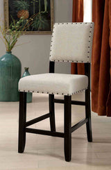 Sania Rustic Bar & Counter Height Dining Collection - Distressed Tables, Chairs & Nailhead Benches – Black & Brown, view 11