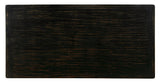 Sania Rustic Counter Height Dining Collection - Linen-Like Upholstered Seating & Distressed Antique Black or Rustic Oak – Black & Beige, view 3