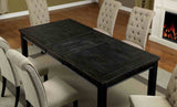 Marshall Rustic Button-Tufted Scroll Back Dining Chairs (Set of 2) - Beige Upholstery – Beige & Brown, view 4