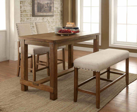 Sania Rustic Bar & Counter Height Dining Collection - Counter Height Table Only (60")