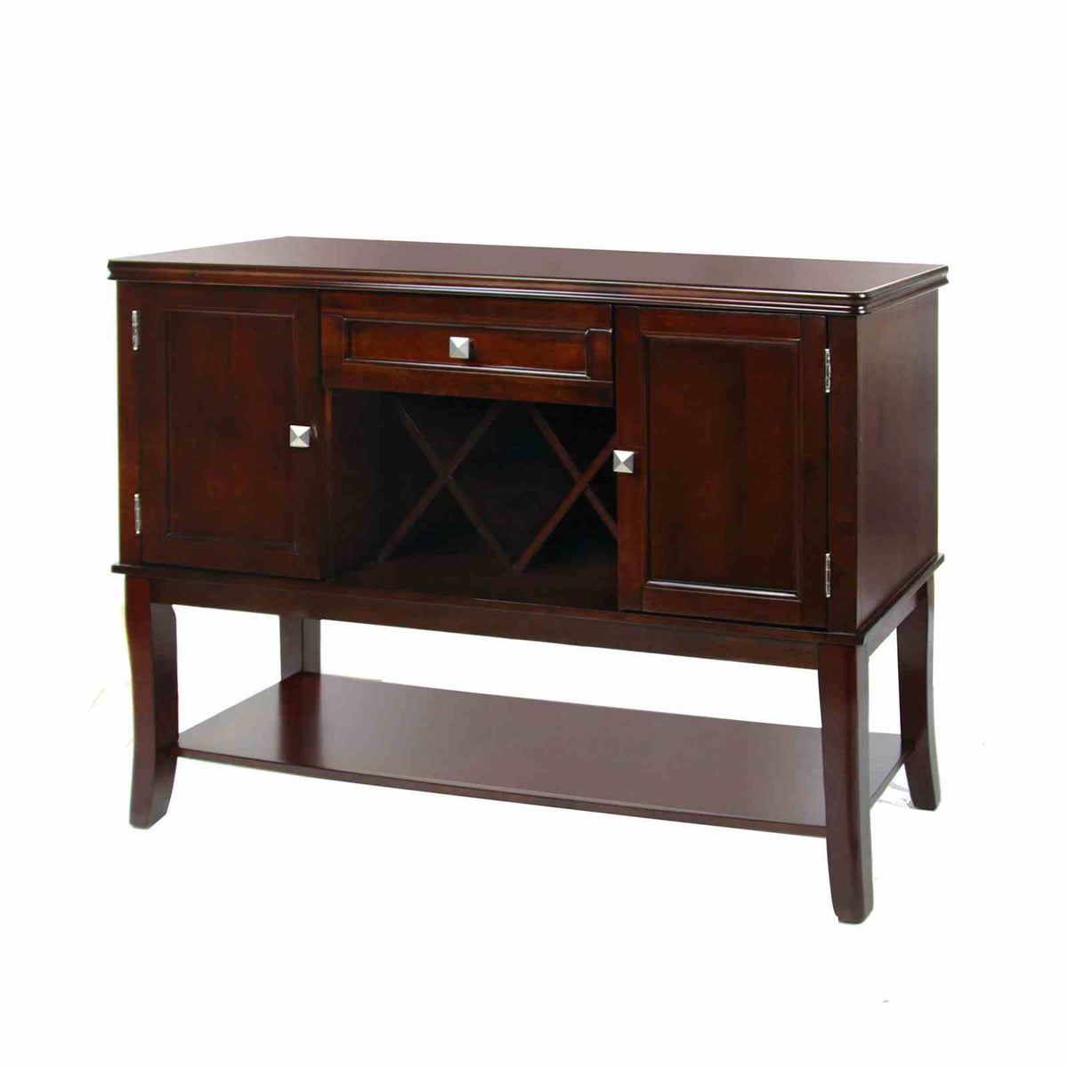 Edgewood I 78" Extendable Dining Table with 18" Leaf - Transitional Solid Wood in Espresso – Brown, view 3