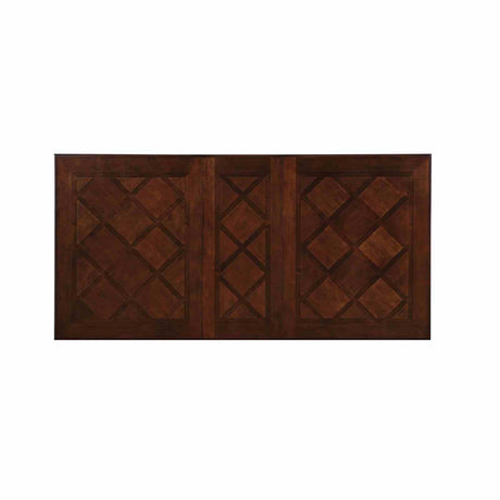 Sylvana Traditional Extendable Dining Collection - 84" Table with Turned Legs in Brown Cherry & Espresso – Brown, view 6