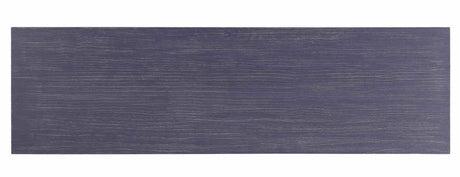 Caerleon Rustic Counter Height Dining Set with USB & Power Outlet - Nailhead Stools in Wire-Brushed Gray or Antique Blue – Gray & Blue, view 12